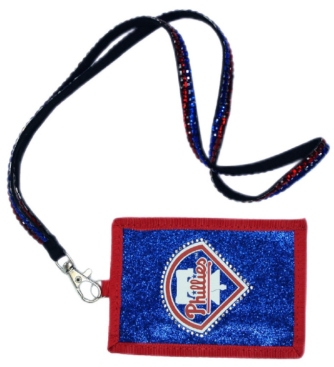 Philadelphia Phillies Wallet Beaded Lanyard Style