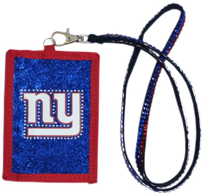 New York Giants Wallet Beaded Lanyard Style