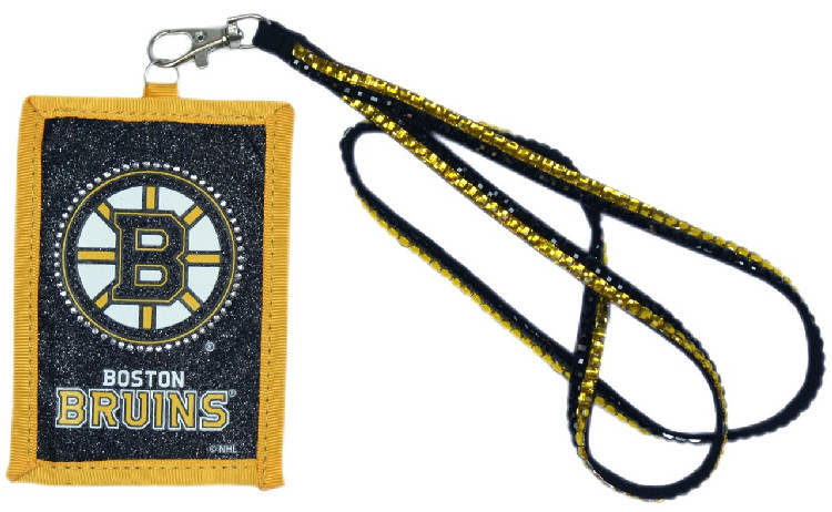 Boston Bruins Wallet Beaded Lanyard Style