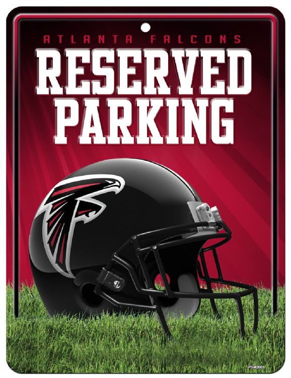 Atlanta Falcons Metal Parking Sign