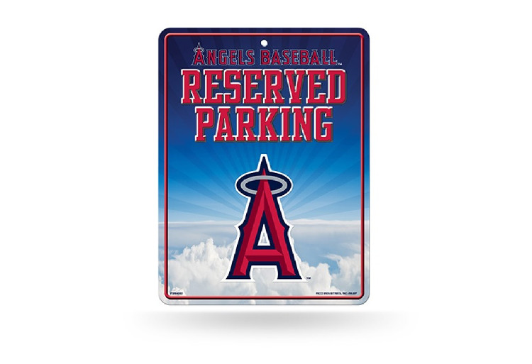 Los Angeles Angels Sign Metal Parking