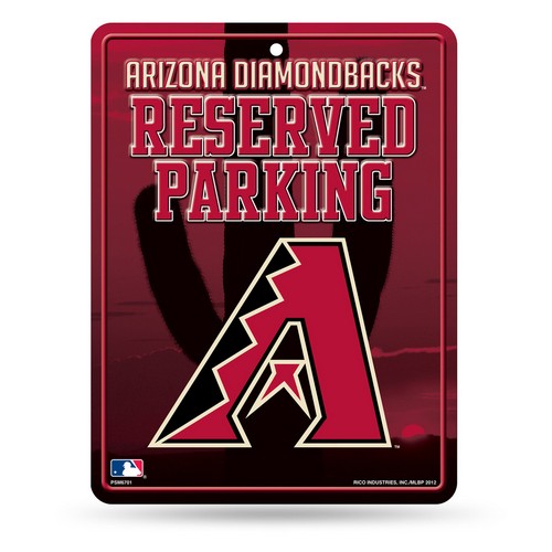 Rico Industries Arizona Diamondbacks Metal Parking Sign -