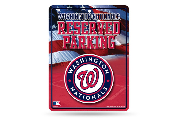 Washington Nationals Sign Metal Parking