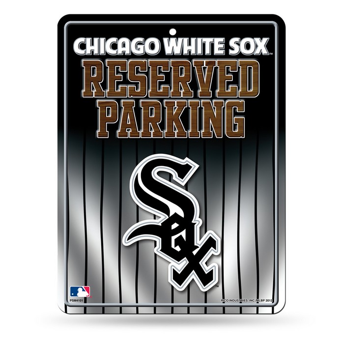 Chicago White Sox Metal Parking Sign