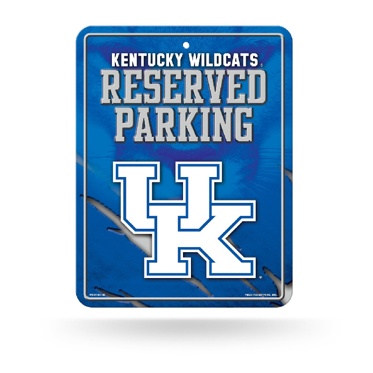 Kentucky Wildcats Metal Parking Sign