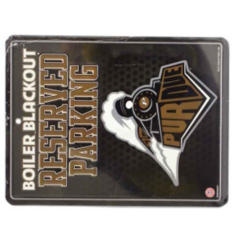 Purdue Boilermakers Metal Parking Sign