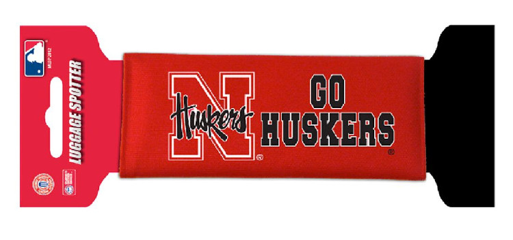 Nebraska Cornhuskers Single Luggage Spotter - Script Logo