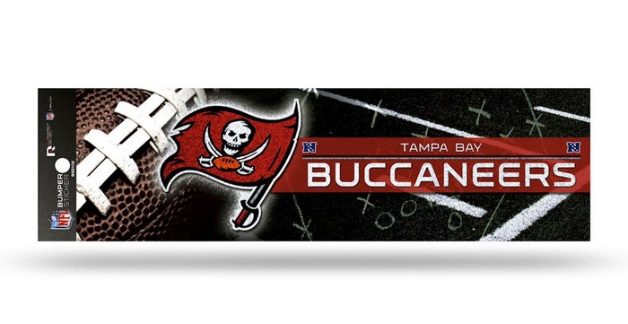 Tampa Bay Buccaneers Decal Bumper Sticker Glitter