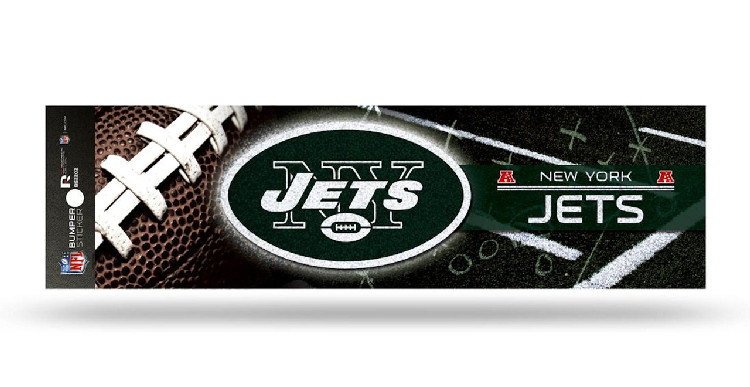 New York Jets Decal Bumper Sticker Glitter