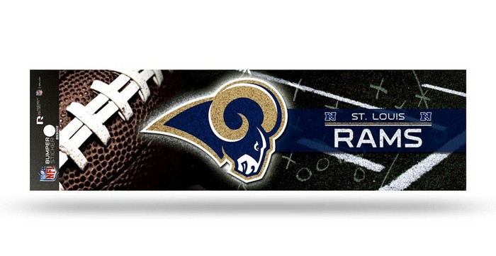 Los Angeles Rams Decal Bumper Sticker Glitter St. Louis Throwback