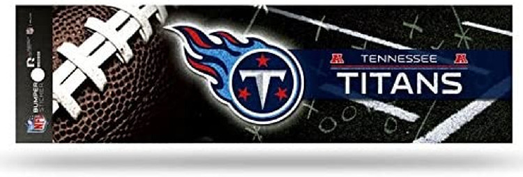 Tennessee Titans Decal Bumper Sticker Glitter