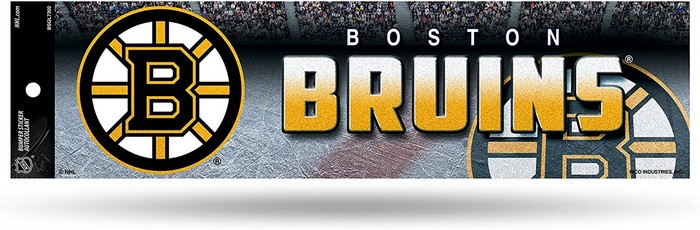 Boston Bruins Decal Bumper Sticker Glitter