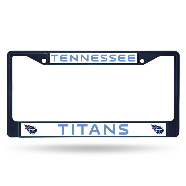 Tennessee Titans License Plate Frame Metal Navy