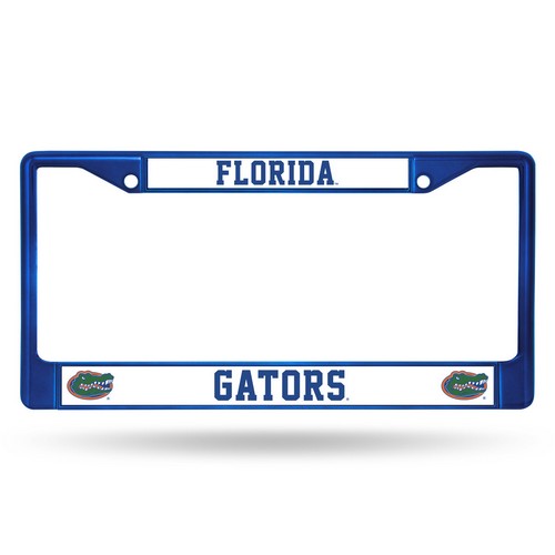 Rico Industries Florida Gators License Plate Frame Metal Blue