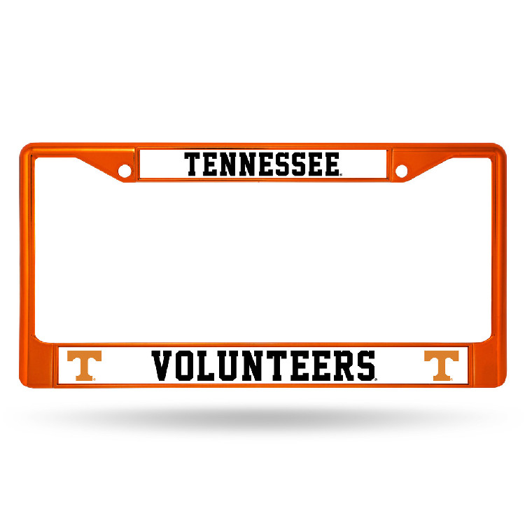 Tennessee Volunteers License Plate Frame Metal Orange