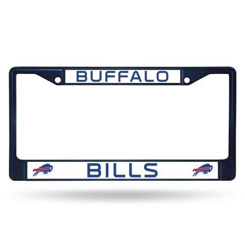 Rico Industries Buffalo Bills License Plate Frame Metal Navy