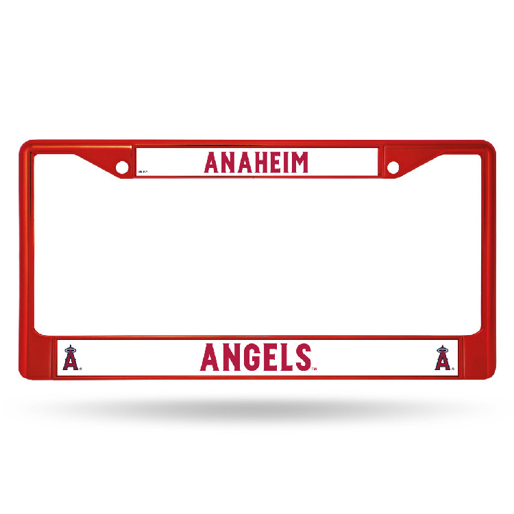 Los Angeles Angels License Plate Frame Metal Red