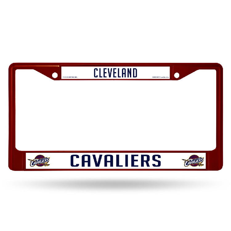 Cleveland Cavaliers License Plate Frame Metal Maroon