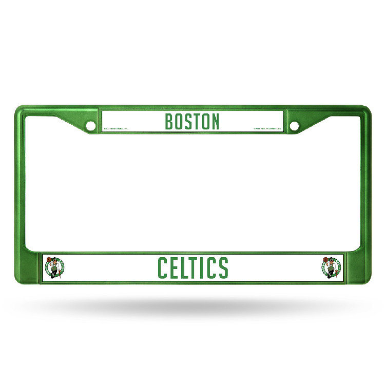 Boston Celtics License Plate Frame Metal Green