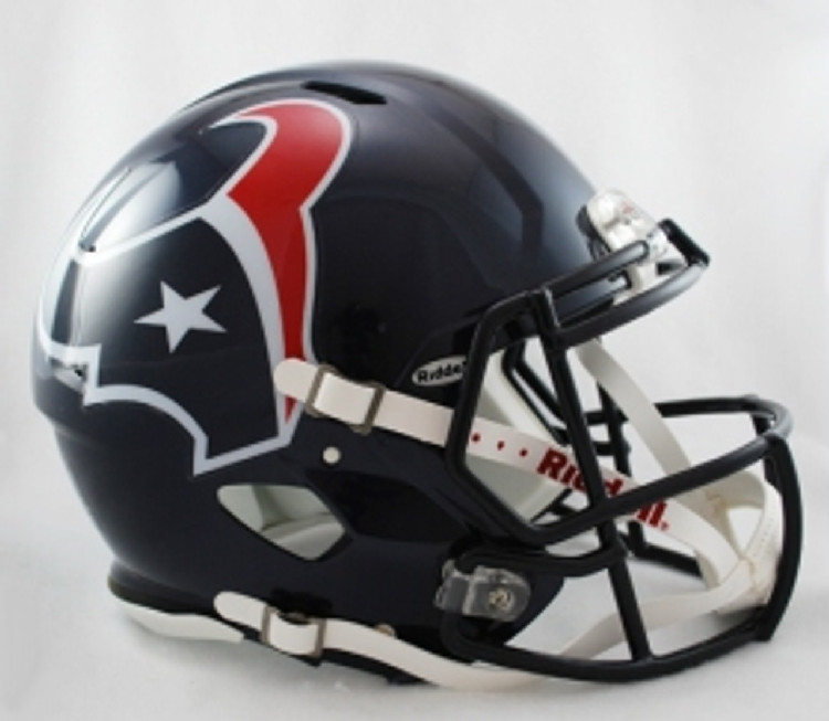 Houston Texans Helmet Riddell Authentic Full Size Speed Style 2002-2023 Throwback