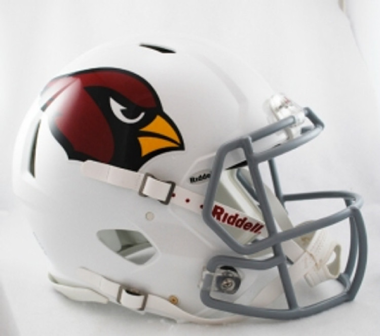 Arizona Cardinals Helmet Riddell Authentic Full Size Speed Style 2005-2022 T/B