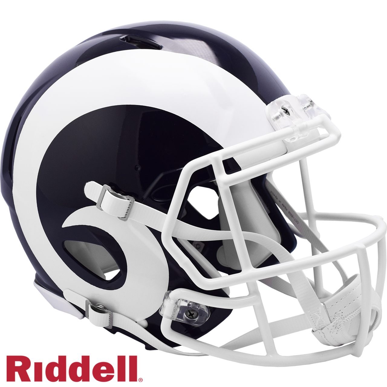 Los Angeles Rams Helmet Riddell Authentic Full Size Speed Style 2017-2019 T/B