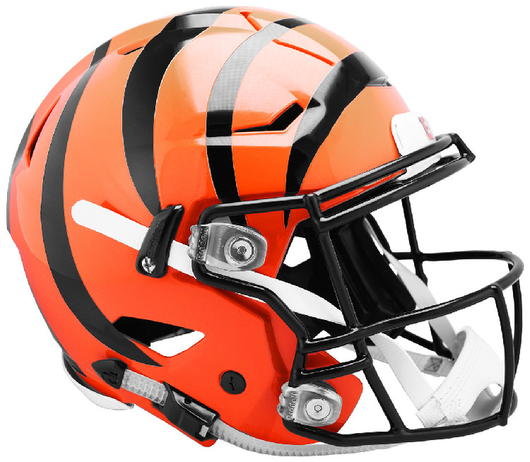 Cincinnati Bengals Helmet Riddell Authentic Full Size SpeedFlex Style