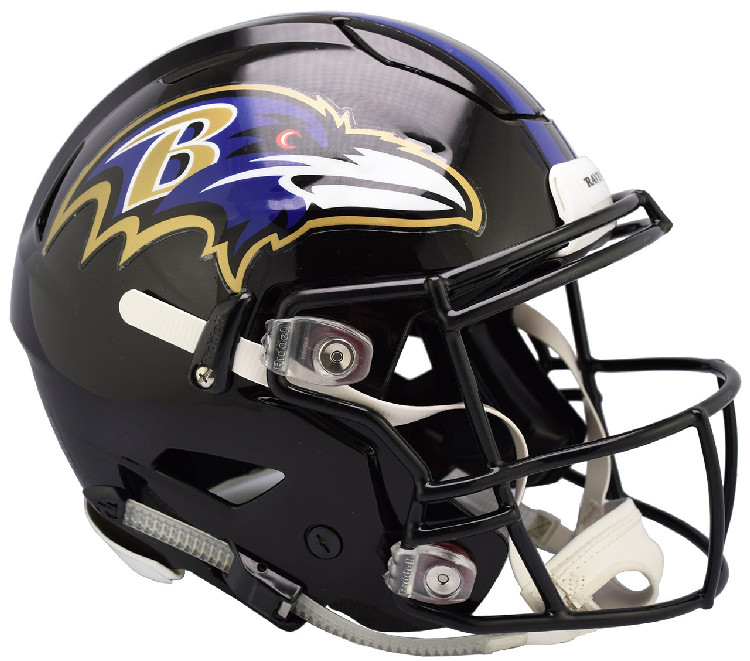 Baltimore Ravens Helmet Riddell Authentic Full Size SpeedFlex Style