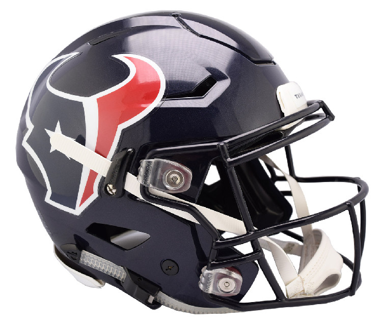 Houston Texans Helmet Riddell Authentic Full Size SpeedFlex Style 2002-2023 Throwback