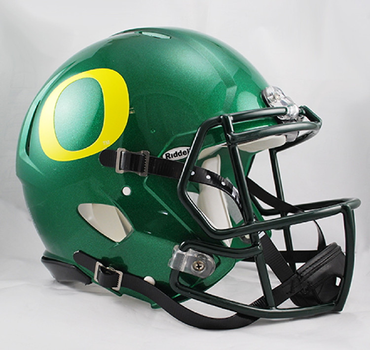 Oregon Ducks Helmet Riddell Authentic Full Size Speed Style