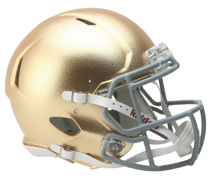 Notre Dame Fighting Irish Helmet - Riddell Authentic Full Size - Speed Style - 2016 HydroFx