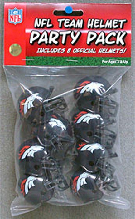 Denver Broncos Team Helmet Party Pack CO