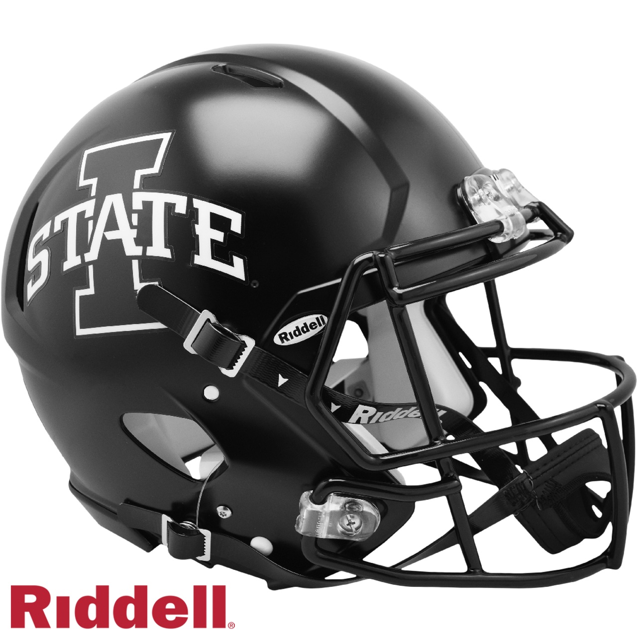 Iowa State Cyclones Helmet Riddell Authentic Full Size Speed Style Satin Black