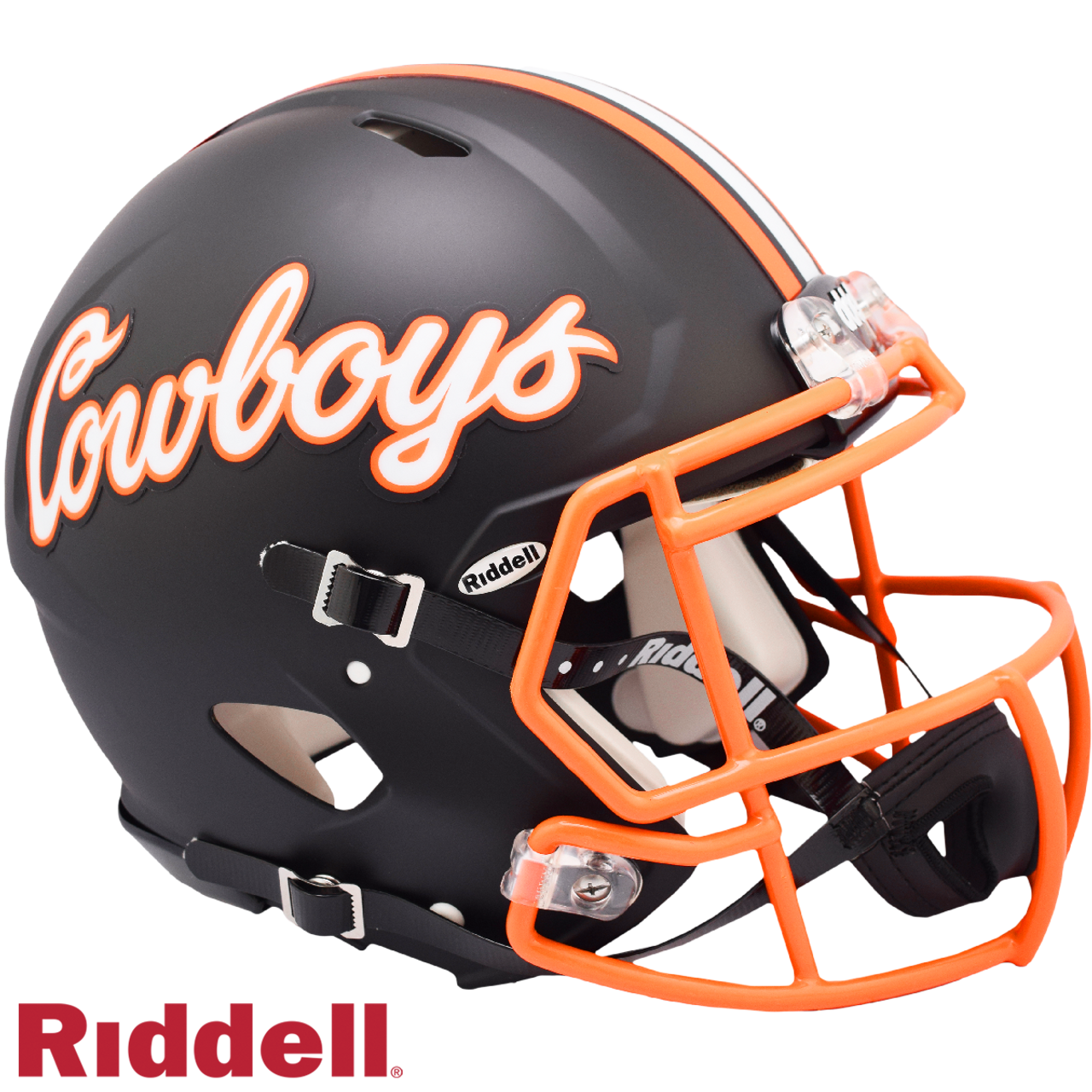 Oklahoma State Cowboys Helmet Riddell Authentic Full Size Speed Style Cowboys Script