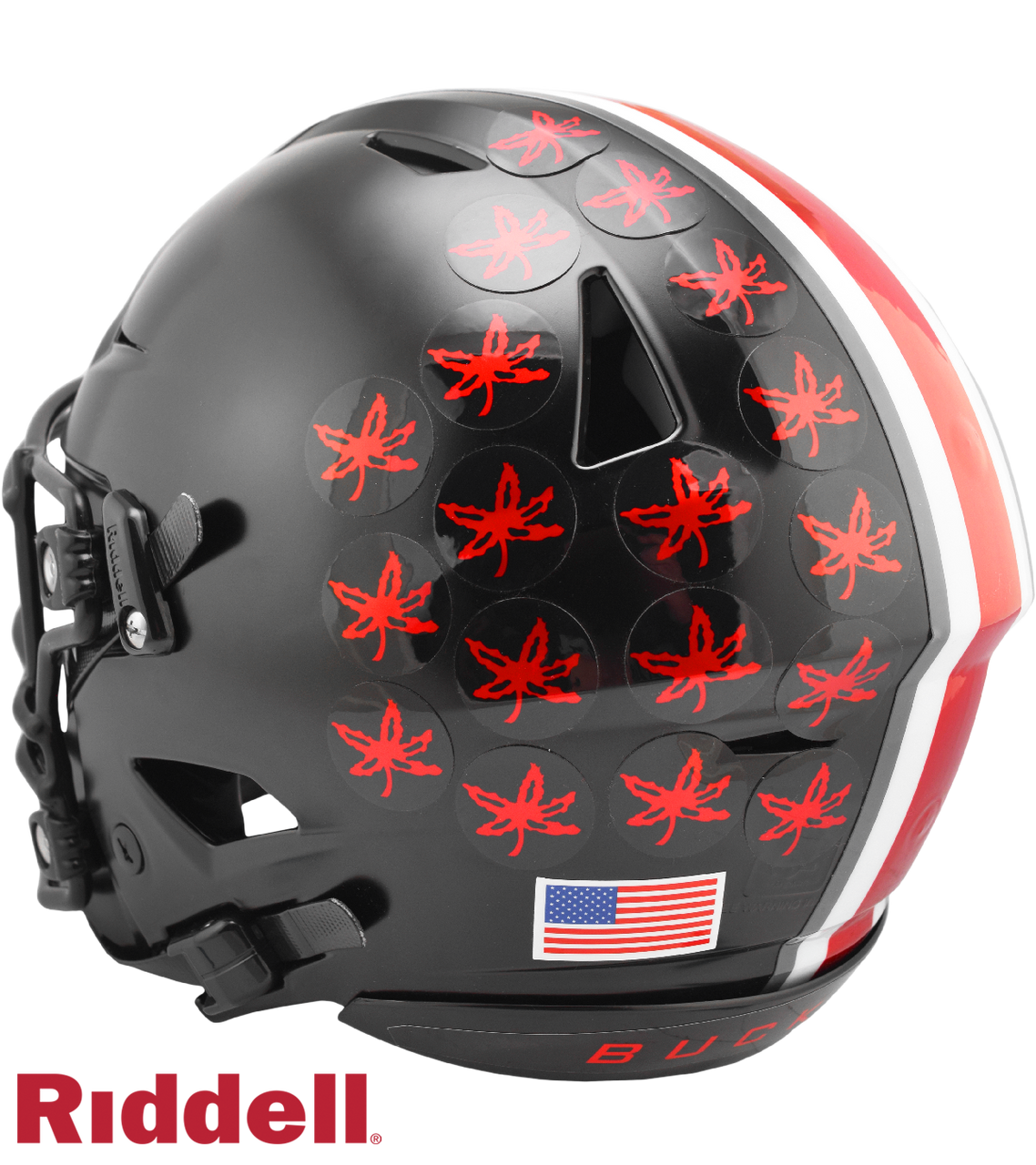 Ohio State Buckeyes Helmet Riddell Authentic Full Size SpeedFlex Style Black