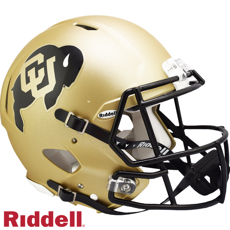 Colorado Buffaloes Helmet Riddell Authentic Full Size Speed Style