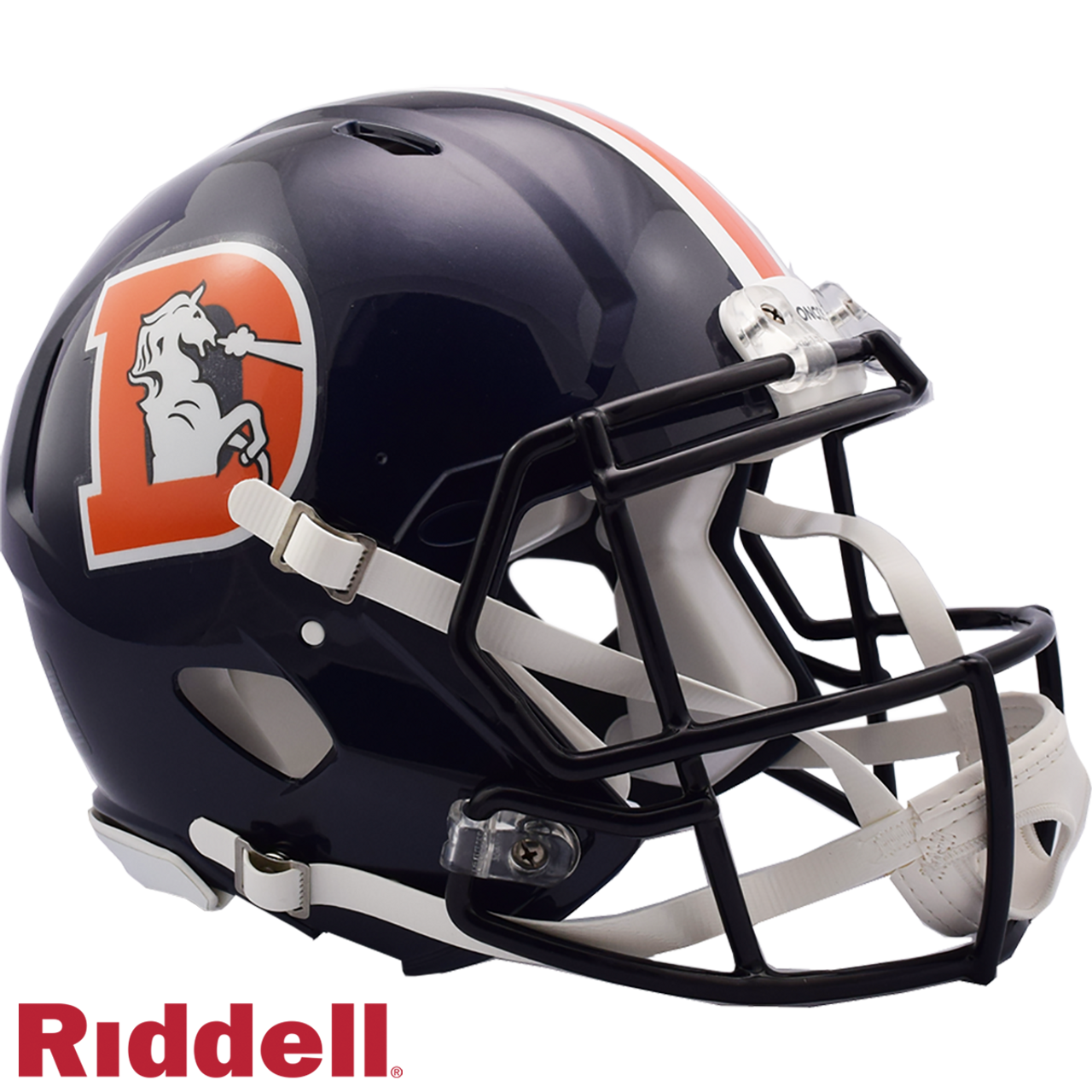 Denver Broncos Helmet Riddell Authentic Full Size Speed Style Color Rush