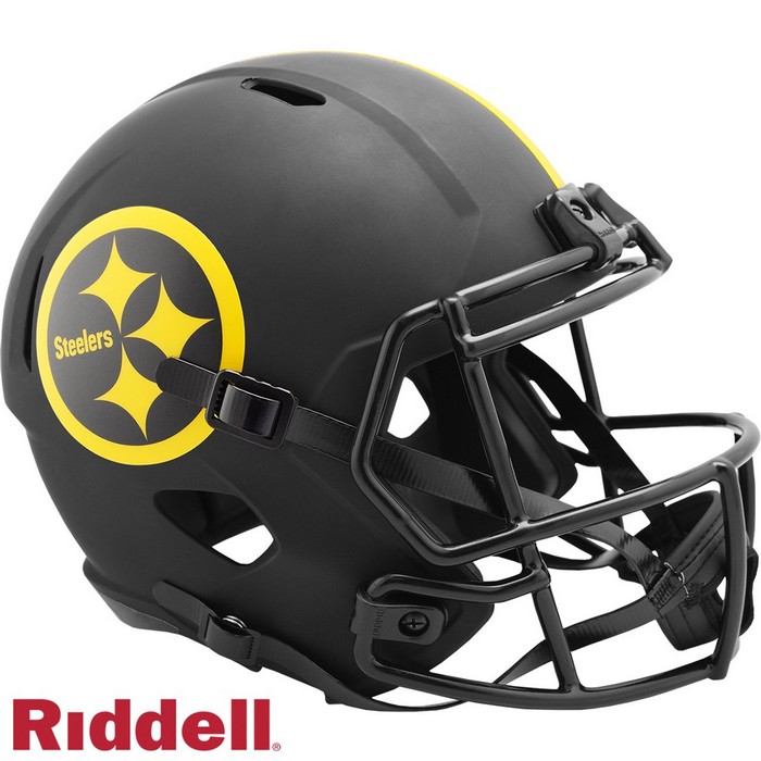 Riddell Pittsburgh Steelers Helmet Riddell Replica Full Size Speed Style Eclipse Alternate