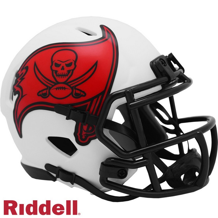 Tampa Bay Buccaneers Helmet Riddell Replica Mini Speed Style Lunar Eclipse Alternate