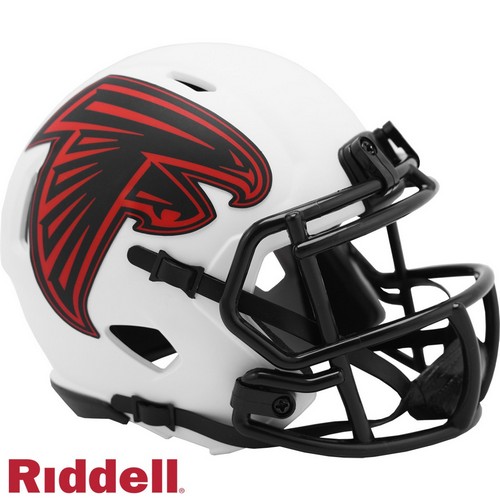 Atlanta Falcons Helmet Riddell Replica Mini Speed Style Lunar Eclipse Alternate