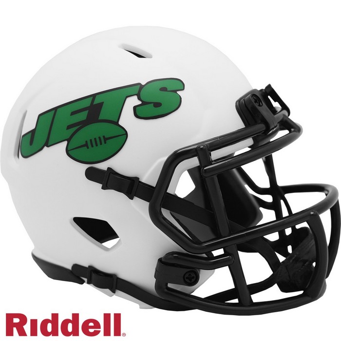 New York Jets Helmet Riddell Replica Mini Speed Style Lunar Eclipse Alternate