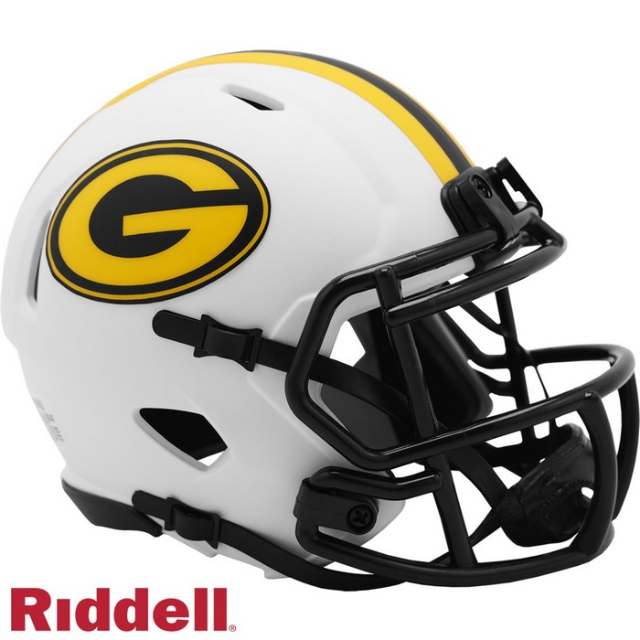 Green Bay Packers Helmet Riddell Replica Mini Speed Style Lunar Eclipse Alternate