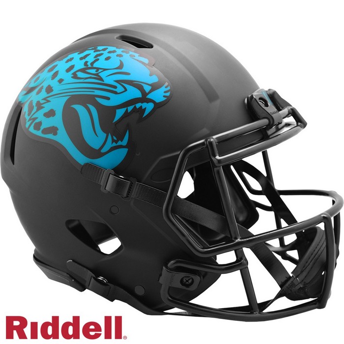 Jacksonville Jaguars Helmet Riddell Authentic Full Size Speed Style Eclipse Alternate