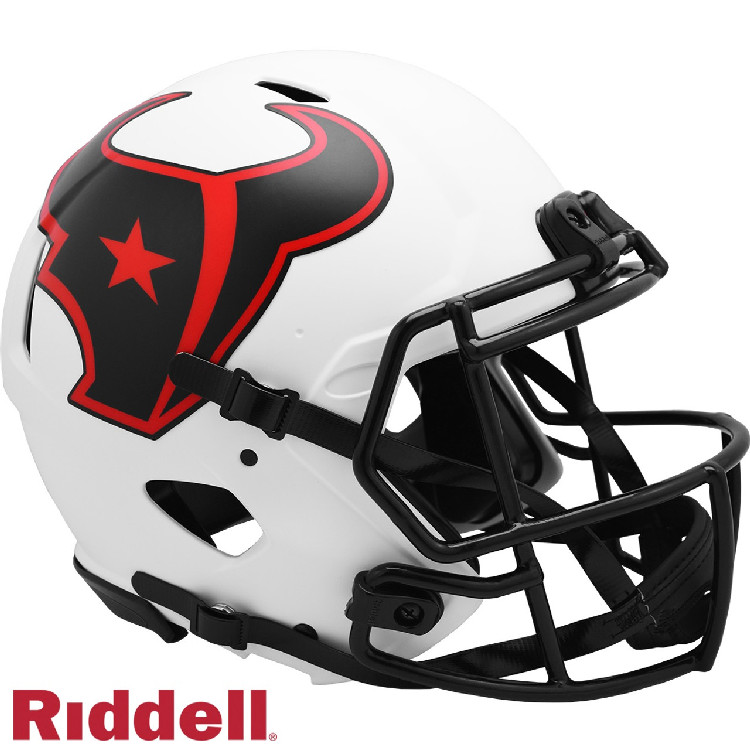 Houston Texans Helmet Riddell Authentic Full Size Speed Style Lunar Eclipse Alternate