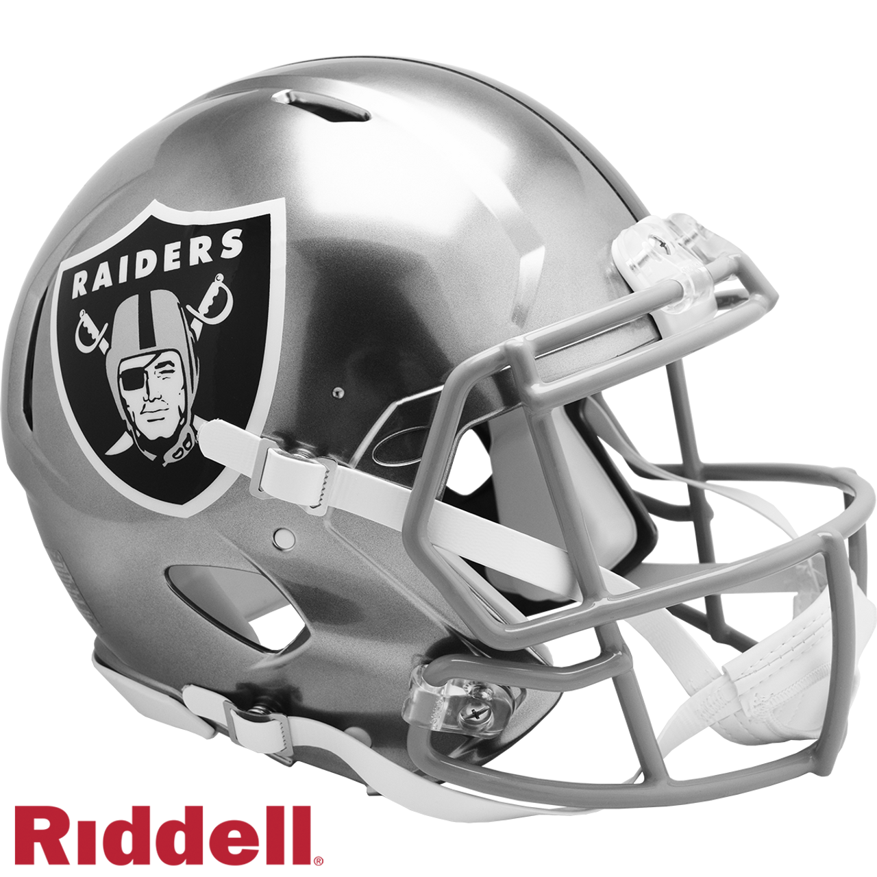 Las Vegas Raiders Helmet Riddell Authentic Full Size Speed Style FLASH Alternate