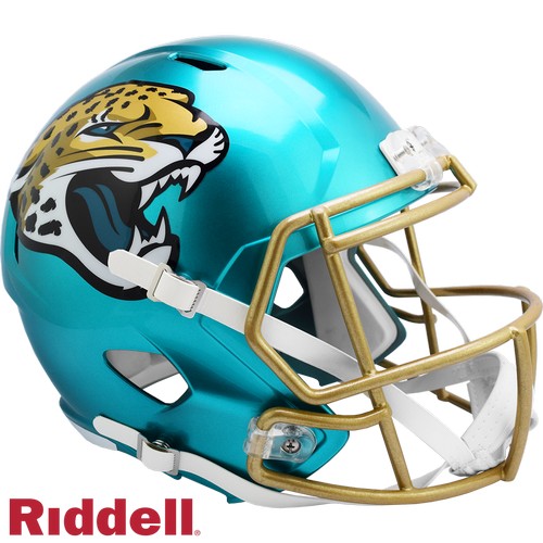 Jacksonville Jaguars Helmet Riddell Replica Full Size Speed Style FLASH Alternate