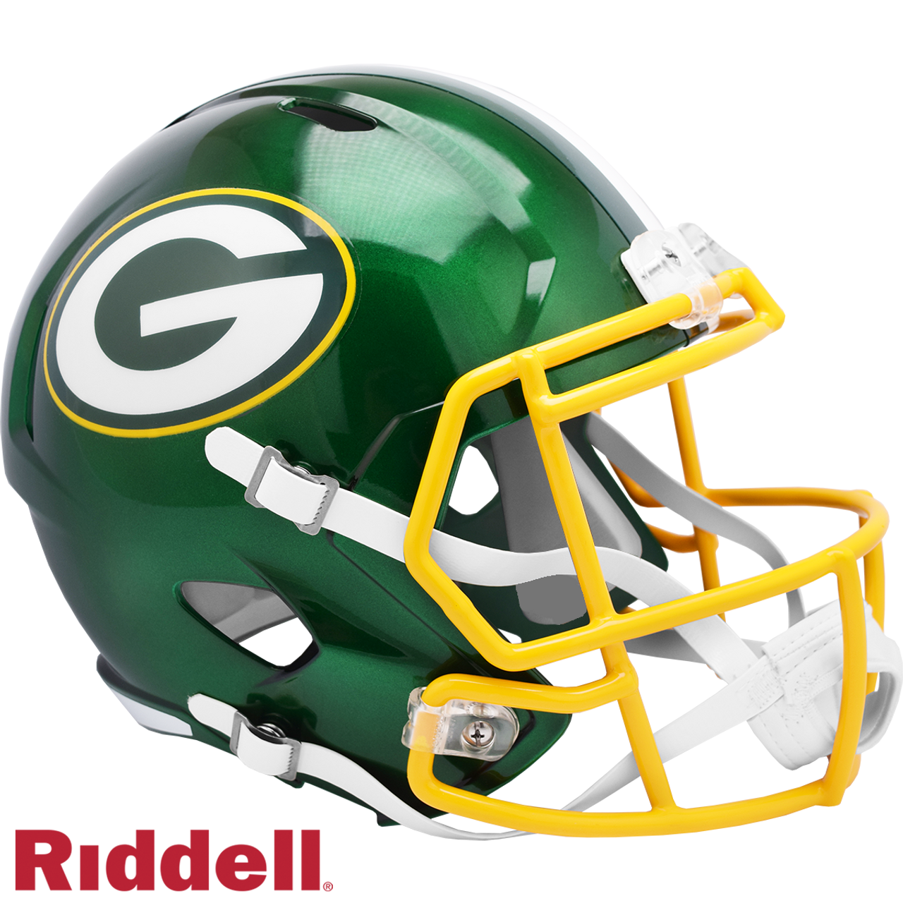 Green Bay Packers Helmet Riddell Replica Full Size Speed Style FLASH Alternate