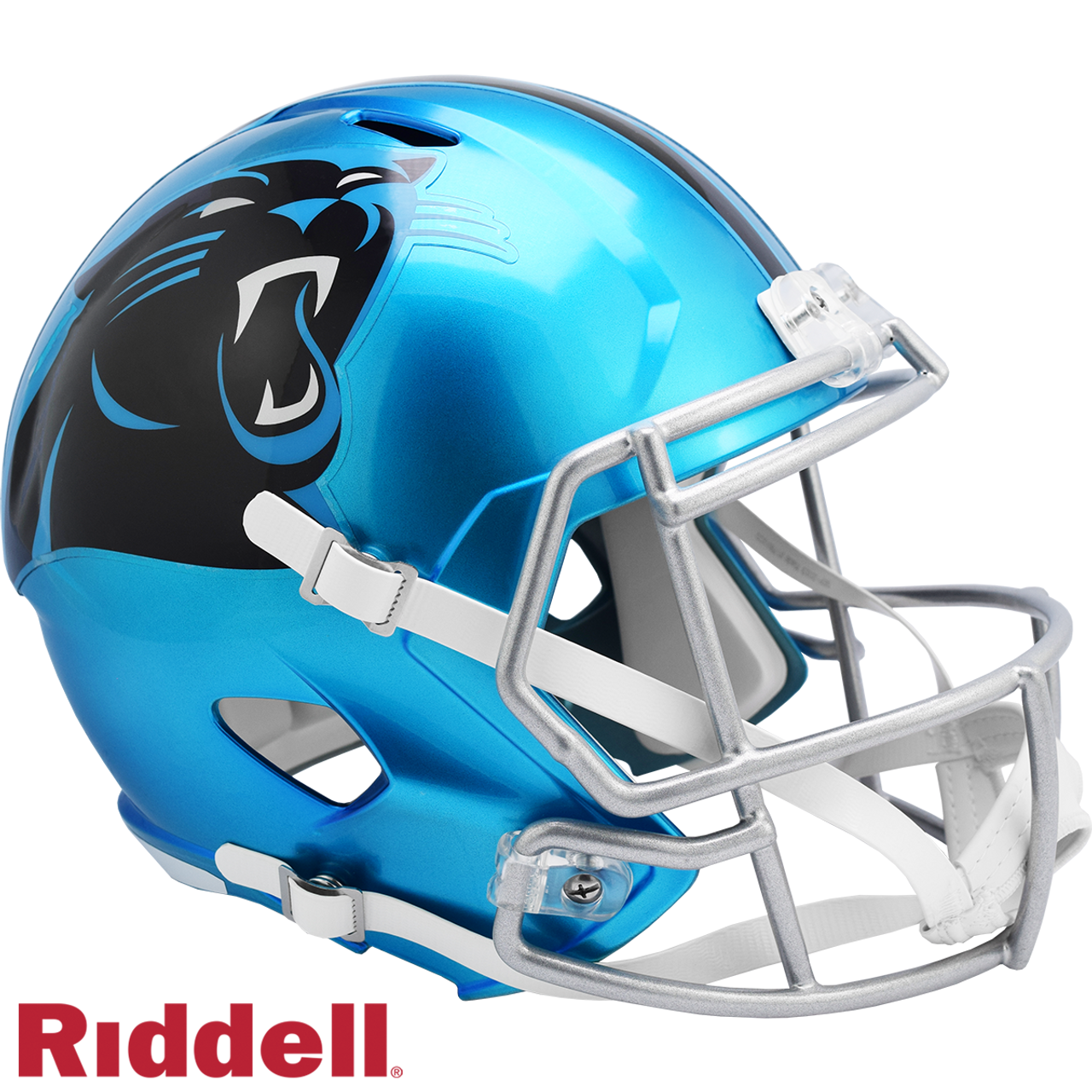 Riddell Carolina Panthers Helmet Riddell Replica Full Size Speed Style FLASH Alternate