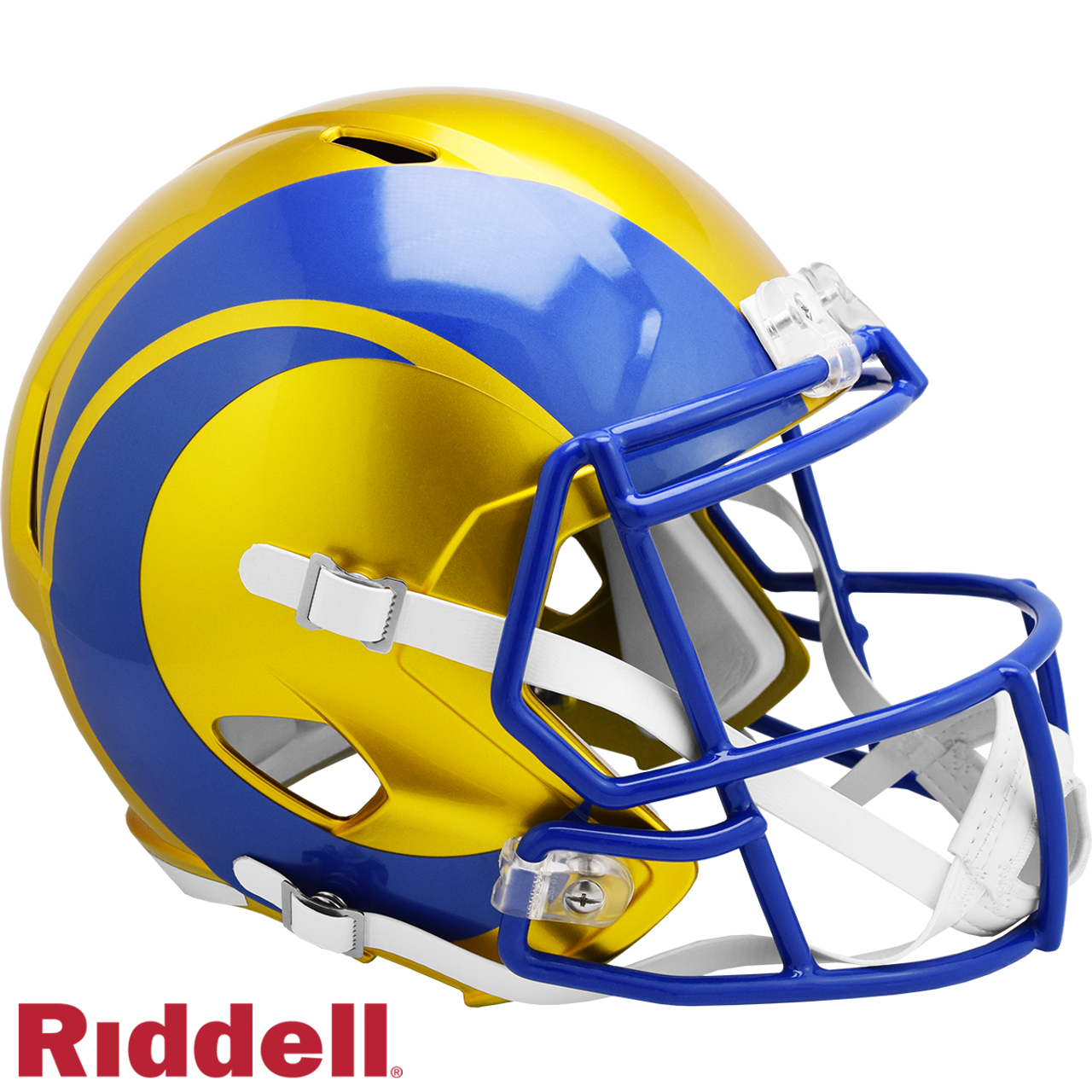 Los Angeles Rams Helmet Riddell Replica Full Size Speed Style FLASH Alternate