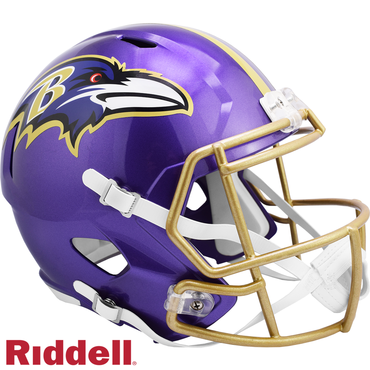 Baltimore Ravens Helmet Riddell Replica Full Size Speed Style FLASH Alternate